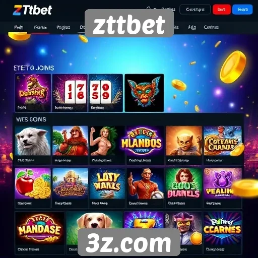 Análise dos jogos disponíveis no site zttbet